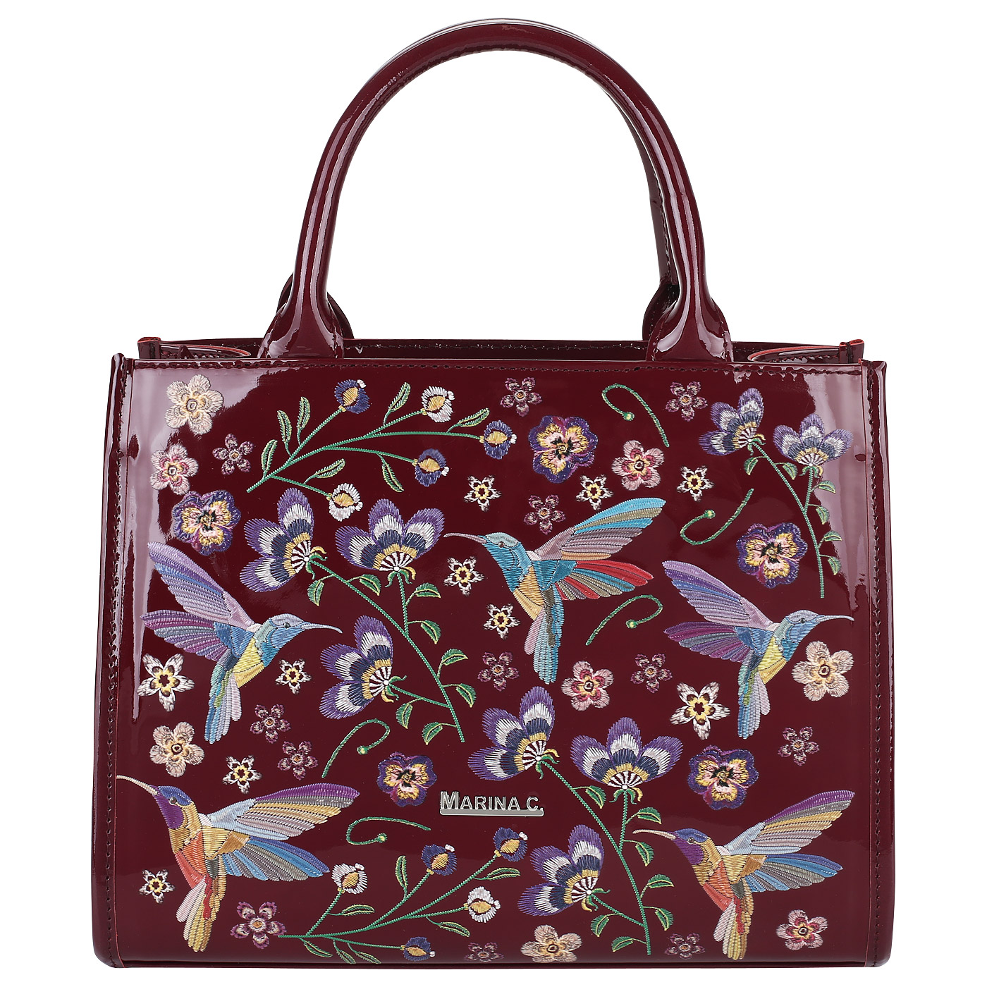 Marina Creazioni Сумка из лаковой кожи