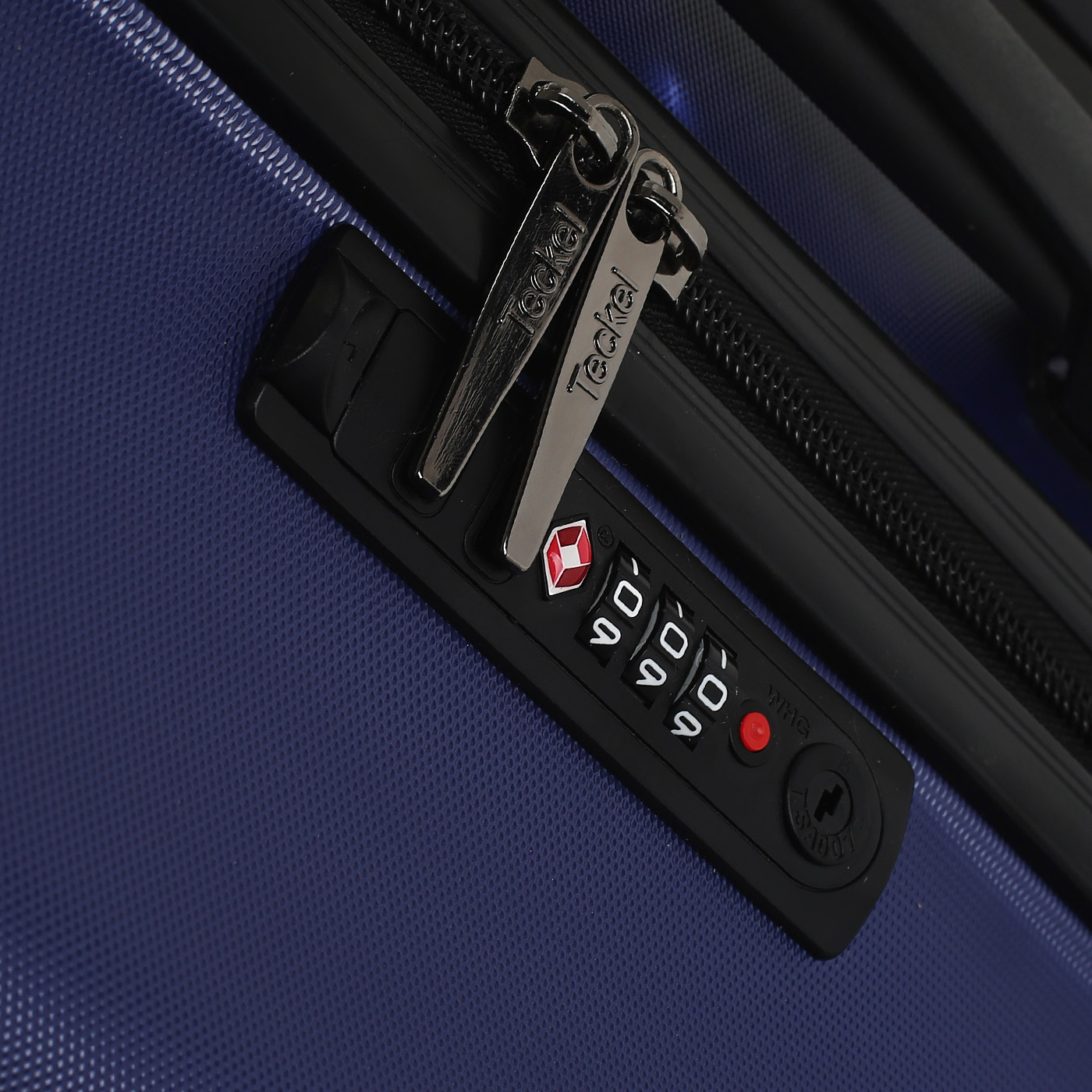 Чемодан большой L из ABS-пластика с кодовым замком Teckel Horizont