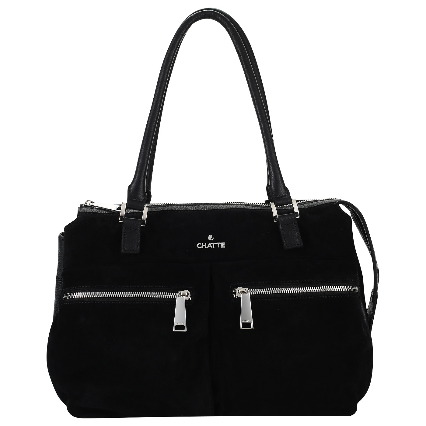 Chatte Черная комбинированная сумка