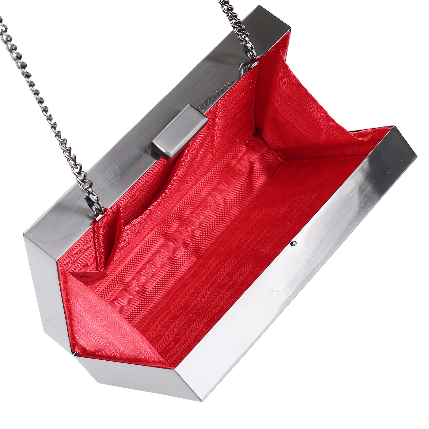 Черная женская сумочка на плечевой цепочке Love Moschino Sparkling