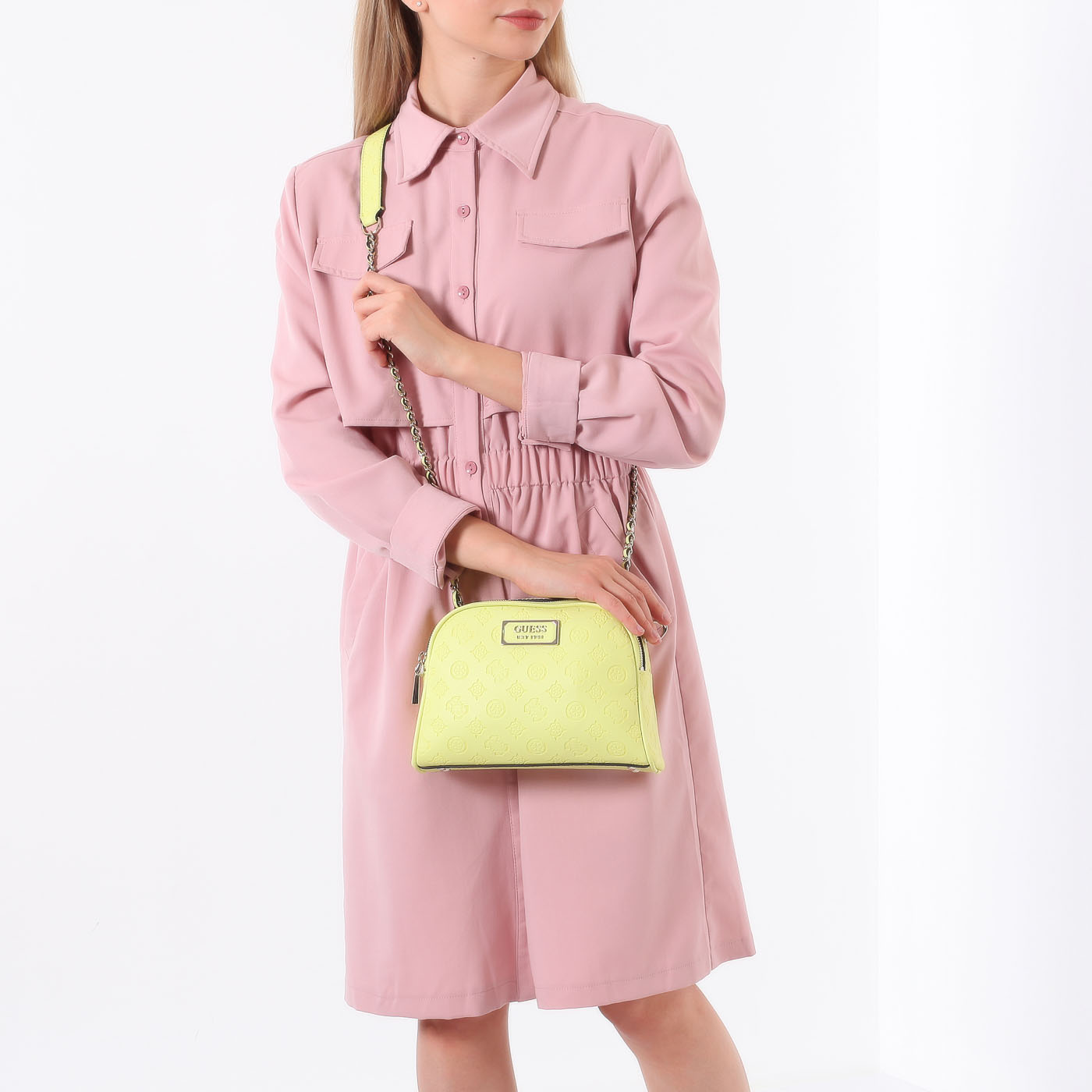 Сумка с тиснением Guess Logo Love