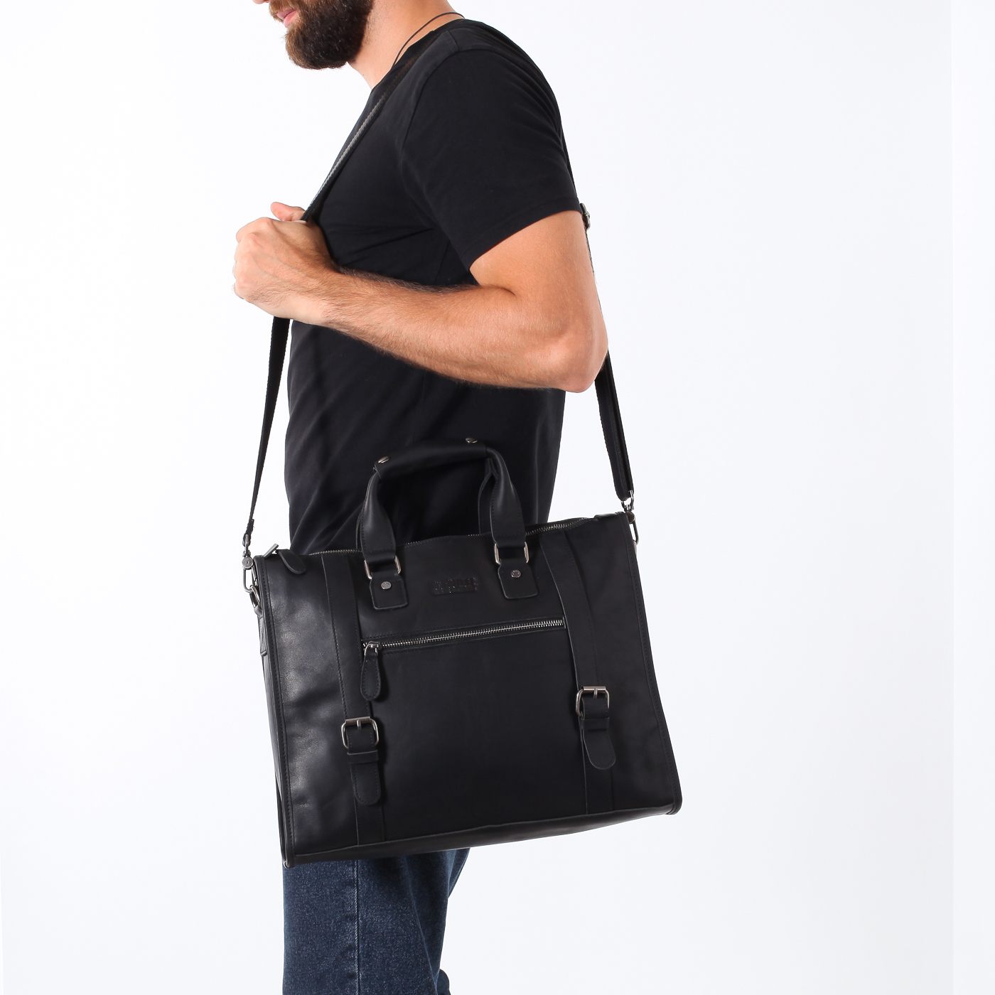 Сумка из кожи Dr. Koffer 