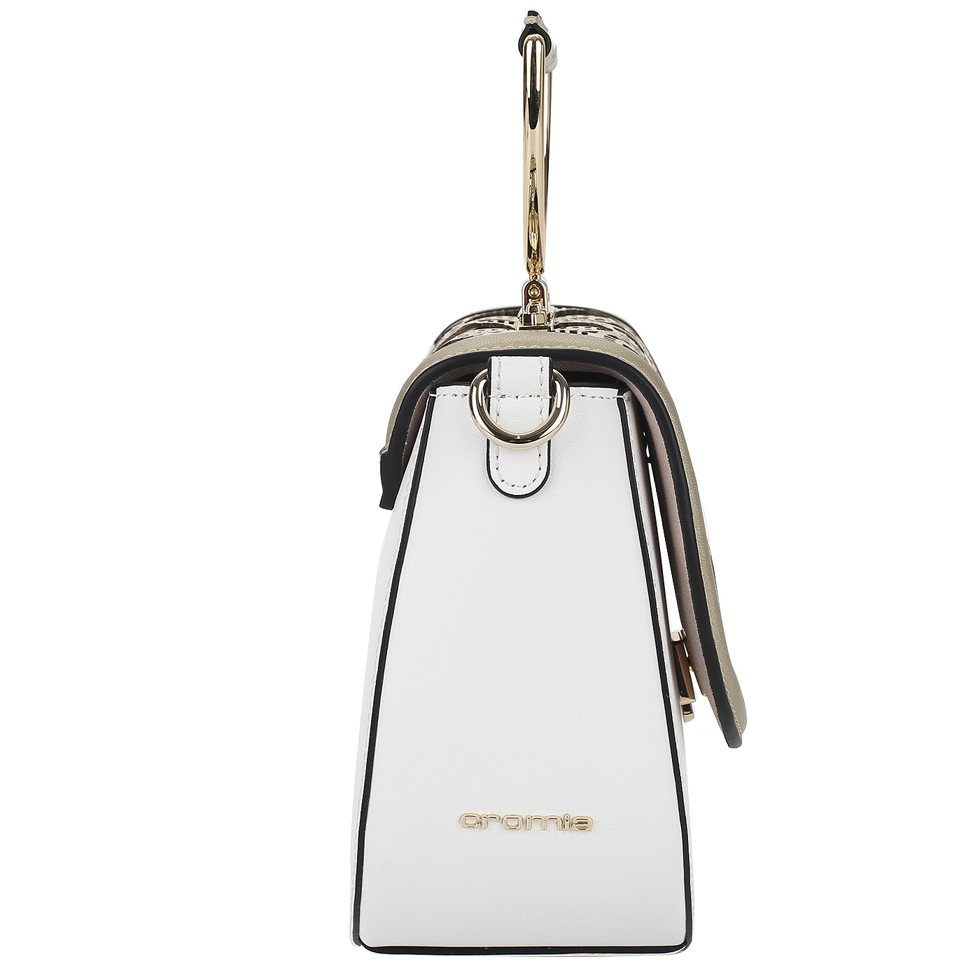 Кожаная сумочка с откидным клапаном Cromia Jala