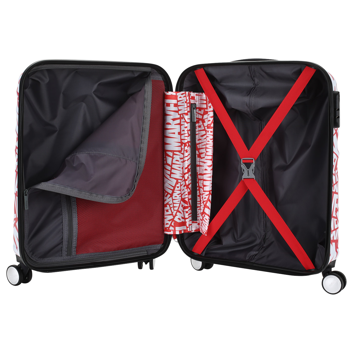 Чемодан для ручной клади из ABS-пластика с кодовым замком American Tourister Wavebreaker Marvel