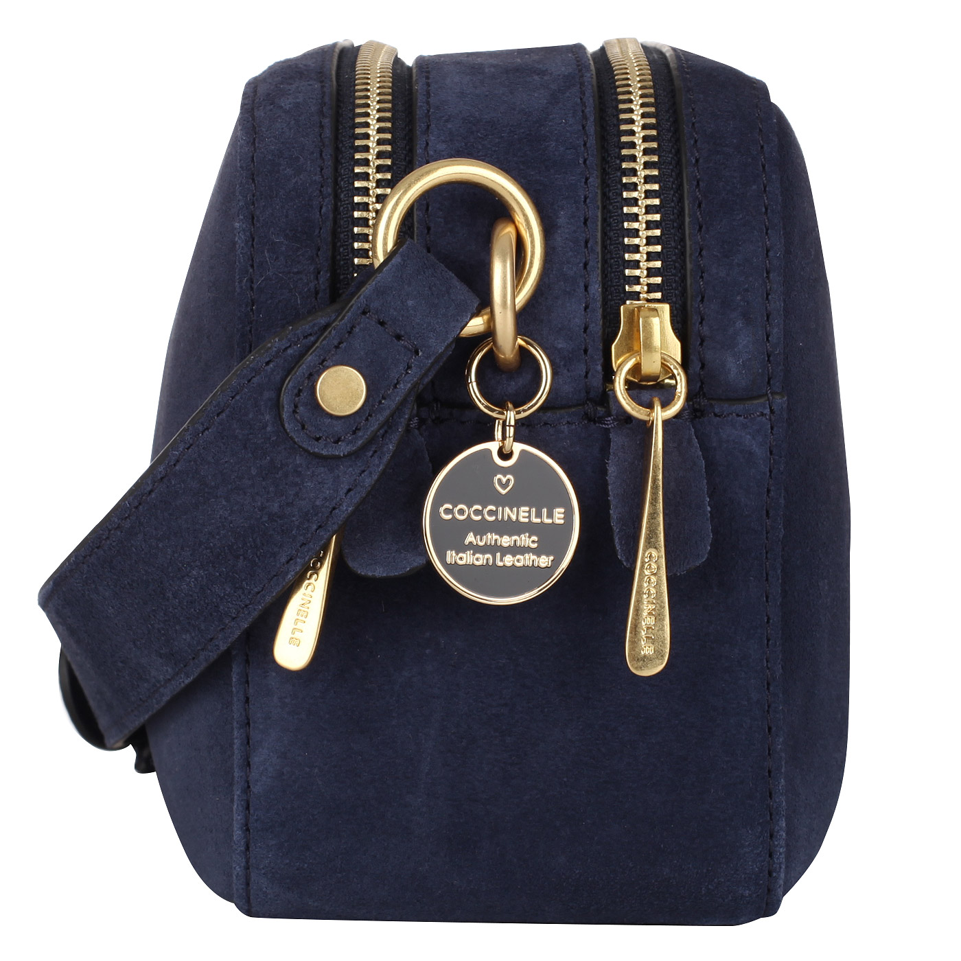 Замшевая сумочка Coccinelle Alpha suede