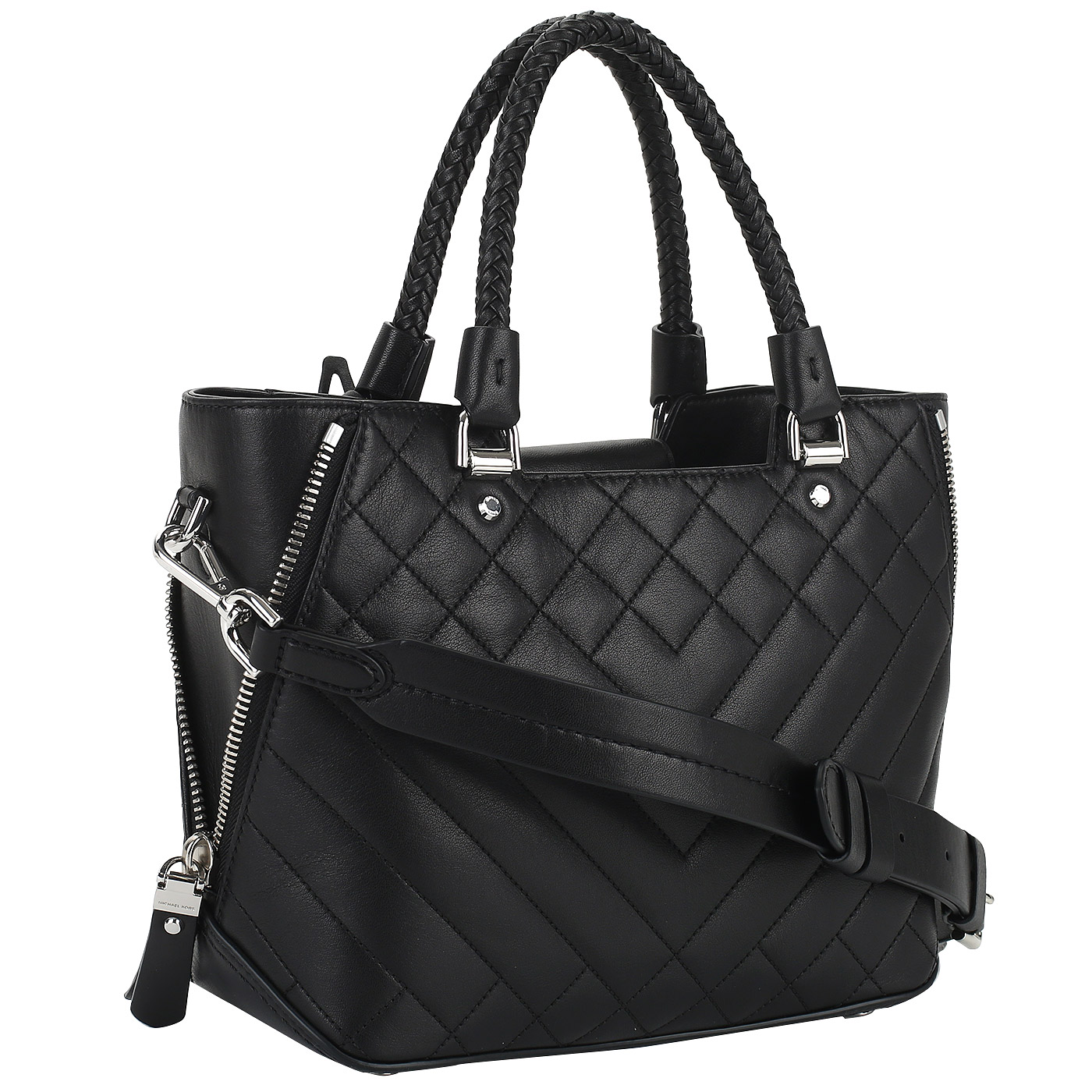 Черная сумка из кожи Michael Kors Blakely