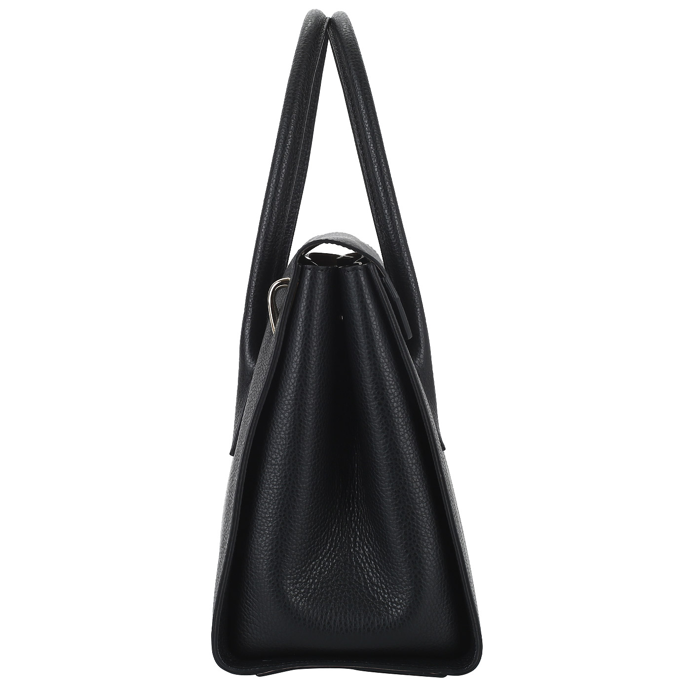 Сумка из черной зернистой кожи Gironacci 