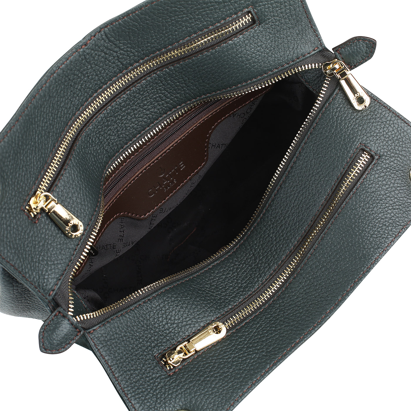 Мягкая кожаная сумка Chatte 