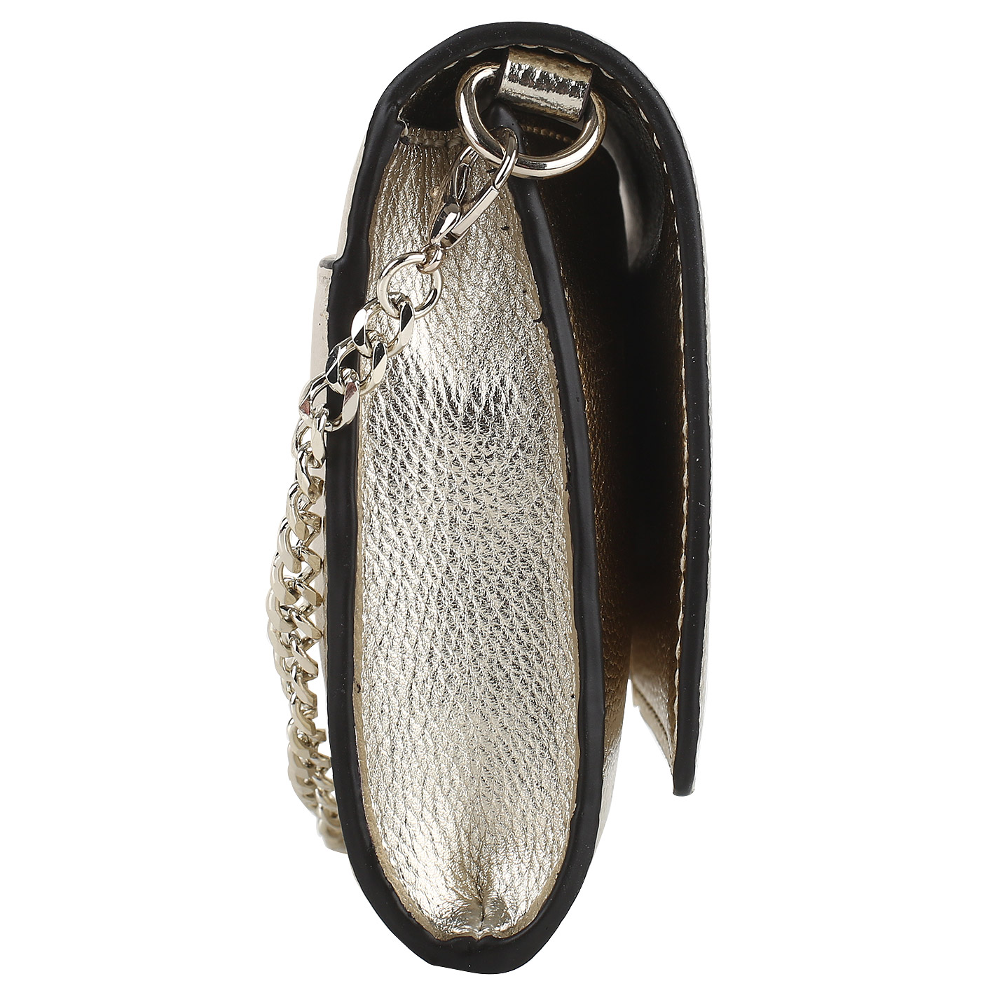 Золотистый клатч Guess Highlight