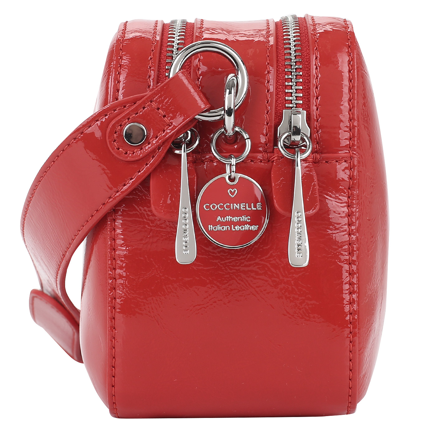 Лаковая сумочка Coccinelle Alpha naplack