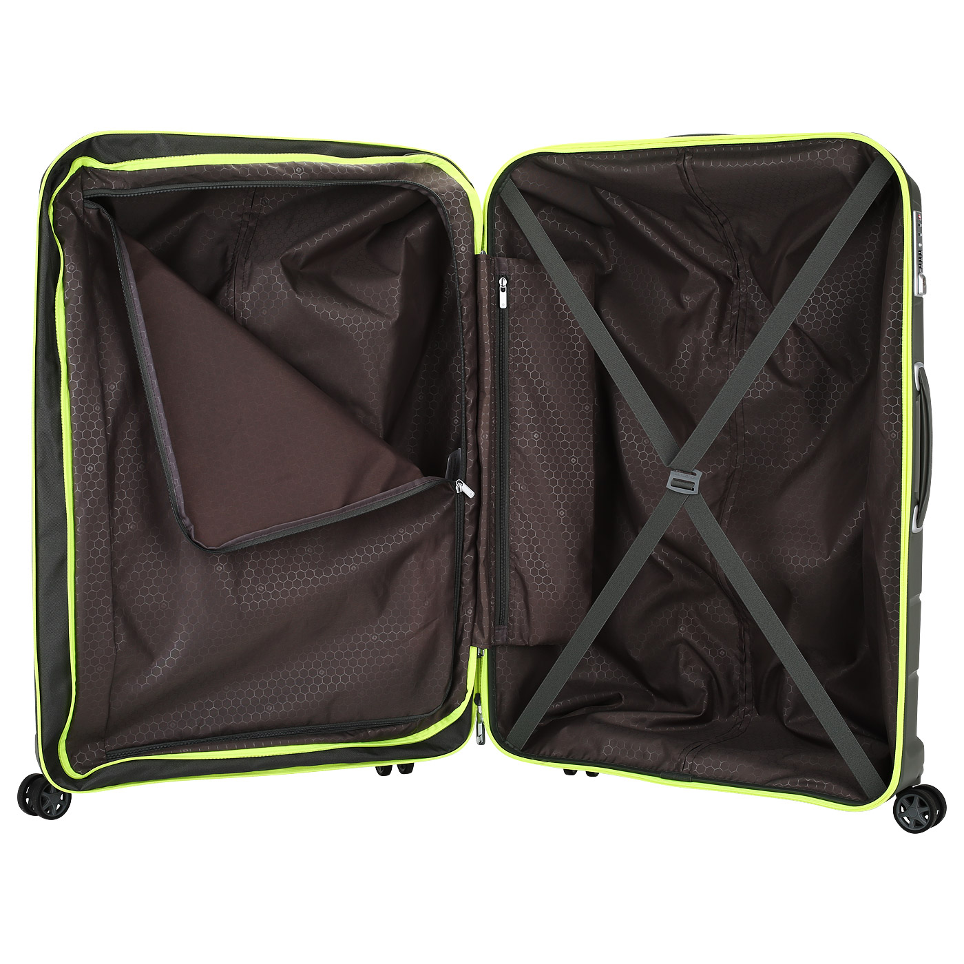 Чемодан очень большой XL из полипропилена с кодовым замком Samsonite Flux