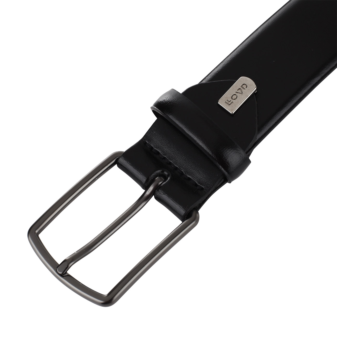 Черный кожаный ремень Lloyd 