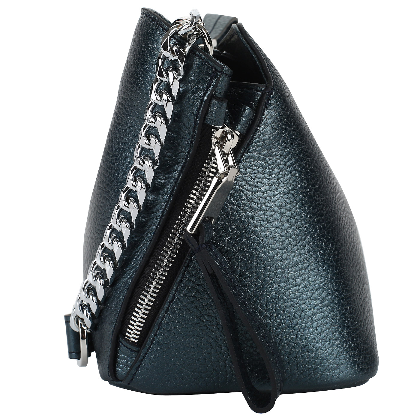 Сумочка из металлизированной кожи Chatte 